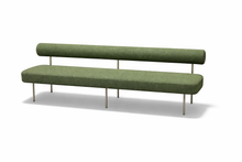 Load image into Gallery viewer, Ainsley bespoke luxury bench upholstered in premium fabric for luxury living interiors in London