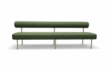 Load image into Gallery viewer, Ainsley bespoke luxury bench upholstered in premium fabric for luxury living interiors in London