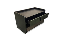 Load image into Gallery viewer, Alban luxury bespoke bedside table with leather and brass finish