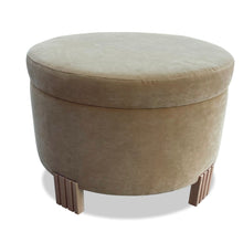 Load image into Gallery viewer, Hand crafted luxury furniture ottoman for UK interiors