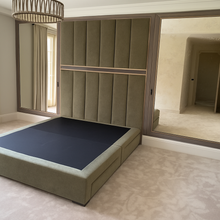 Load image into Gallery viewer, Anglesey bespoke headboard hand crafted luxury furniture made in Britain