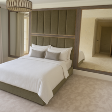Load image into Gallery viewer, Anglesey bespoke headboard hand crafted luxury furniture made in Britain