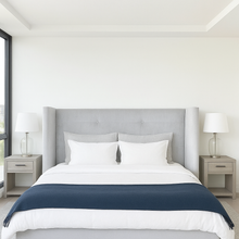 Load image into Gallery viewer, Apsley bespoke headboard hand crafted luxury furniture made in Britain