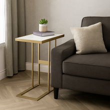 Load image into Gallery viewer, Arkham side table luxury bespoke furniture made in Britain