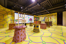 Load image into Gallery viewer, Bespoke upholstery services for artist exhibition.