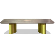 Load image into Gallery viewer, Exclusive Ascot luxury dining table styled with designer chairs