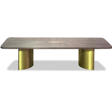 Load image into Gallery viewer, Exclusive Ascot luxury dining table styled with designer chairs