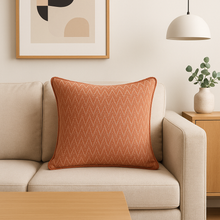 Load image into Gallery viewer, Kirkby - Aspect Terracota Scatter Cushion