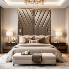 Load image into Gallery viewer, Balzac bespoke headboard hand crafted luxury furniture made in Britain