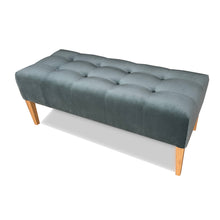 Load image into Gallery viewer, Handmade luxury upholstered bench for bespoke interiors