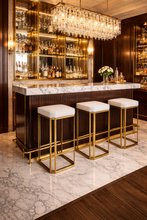 Load image into Gallery viewer, Calhoun Bar Stool bespoke luxury furniture London made in Britain