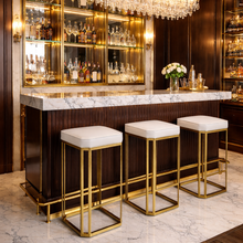 Load image into Gallery viewer, Calhoun Bar Stool bespoke luxury furniture London made in Britain