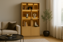 Load image into Gallery viewer, Made in Britain luxury shelving unit modern living room UK