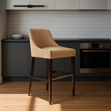 Load image into Gallery viewer, British made bespoke furniture Chaplin Bar Stool handcrafted UK