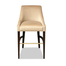 Load image into Gallery viewer, British made bespoke furniture Chaplin Bar Stool handcrafted UK
