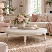 Load image into Gallery viewer, Charlotte bespoke upholstered coffee table by Golz Bespoke