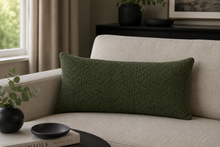 Load image into Gallery viewer, Rose Uniake - Textured Wool Shamrock Scatter Cushion