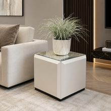 Load image into Gallery viewer, Coffrey side table luxury bespoke furniture made in Britain