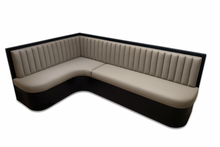 Load image into Gallery viewer, Handcrafted bespoke banquette seating for dining room