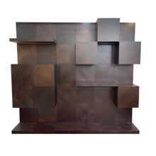 Load image into Gallery viewer, Made in Britain geometric shelving unit with LED lighting