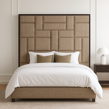 Load image into Gallery viewer, Cubrick bespoke headboard hand crafted luxury furniture made in Britain