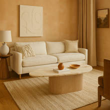 Load image into Gallery viewer, Diana bespoke luxury coffee table handcrafted in Britain for luxury interior design and contemporary London living