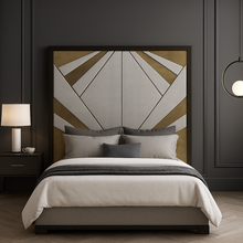 Load image into Gallery viewer, Dolby bespoke headboard hand crafted luxury furniture made in Britain