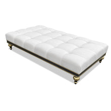 Load image into Gallery viewer, Upholstered Duchess ottoman for luxury living room interiors