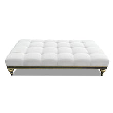 Load image into Gallery viewer, Upholstered Duchess ottoman for luxury living room interiors