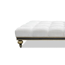 Load image into Gallery viewer, Upholstered Duchess ottoman for luxury living room interiors