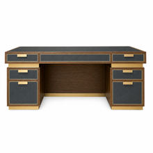 Load image into Gallery viewer, Handmade British bespoke desk for luxury office interiors