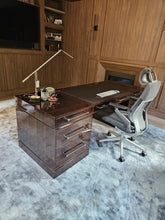 Load image into Gallery viewer, Handmade British bespoke desk for luxury office interiors
