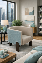 Load image into Gallery viewer, Felix occasional chair bespoke luxury furniture London made in Britain