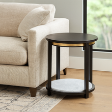 Load image into Gallery viewer, Fenley side table luxury bespoke furniture made in Britain