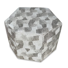 Load image into Gallery viewer, Organic asymmetric luxury pouf for bespoke interiors