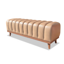 Load image into Gallery viewer, Handmade luxury upholstered bench for bespoke interiors