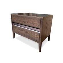 Load image into Gallery viewer, Haggaland luxury bespoke bedside table in modern bedroom