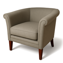 Load image into Gallery viewer, British made bespoke furniture Hornblower Armchair handcrafted UK