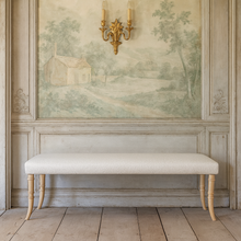 Load image into Gallery viewer, Handmade luxury upholstered bench for bespoke interiors