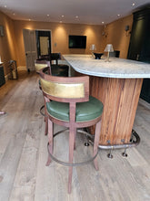 Load image into Gallery viewer, Langham Bar Stool DL New luxury bespoke furniture handcrafted in Britain