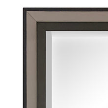 Load image into Gallery viewer, Lindoff luxury bespoke mirror made in Britain with upholstered detail