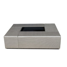 Load image into Gallery viewer, London upholstered bespoke luxury coffee table handcrafted in Britain for luxury interior design, contemporary London living, and sophisticated luxury lifestyle interiors.