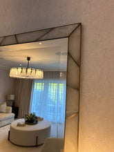 Load image into Gallery viewer, Madrid luxury bespoke mirror made in Britain with brass frame