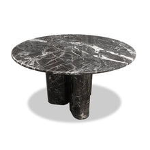 Load image into Gallery viewer, Margie bespoke luxury stone dining table in contemporary London interior