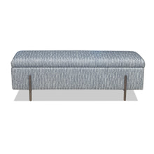 Load image into Gallery viewer, Upholstered luxury storage bench for bespoke interiors