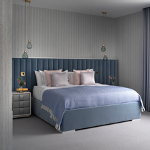 Load image into Gallery viewer, Milton bespoke headboard hand crafted luxury furniture made in Britain