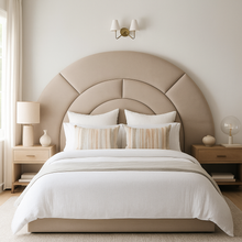 Load image into Gallery viewer, Minerva bespoke headboard hand crafted luxury furniture made in Britain