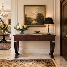 Load image into Gallery viewer, Monach Bespoke Luxury Console Table handcrafted in Britain featuring elegant contemporary styling, premium materials and exceptional craftsmanship for luxury interior design projects and sophisticated London living.