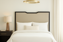 Load image into Gallery viewer, Normandy bespoke headboard hand crafted luxury furniture made in Britain
