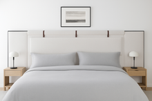 Load image into Gallery viewer, Oceana bespoke headboard hand crafted luxury furniture made in Britain